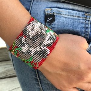 Mexican Chaquira Bracelet. Handmade boho Bracelet